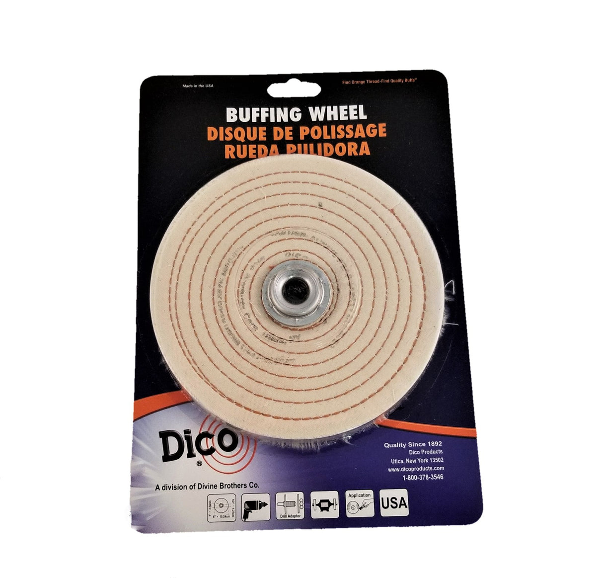 Spiral Sewn - Firm Buffing Wheels