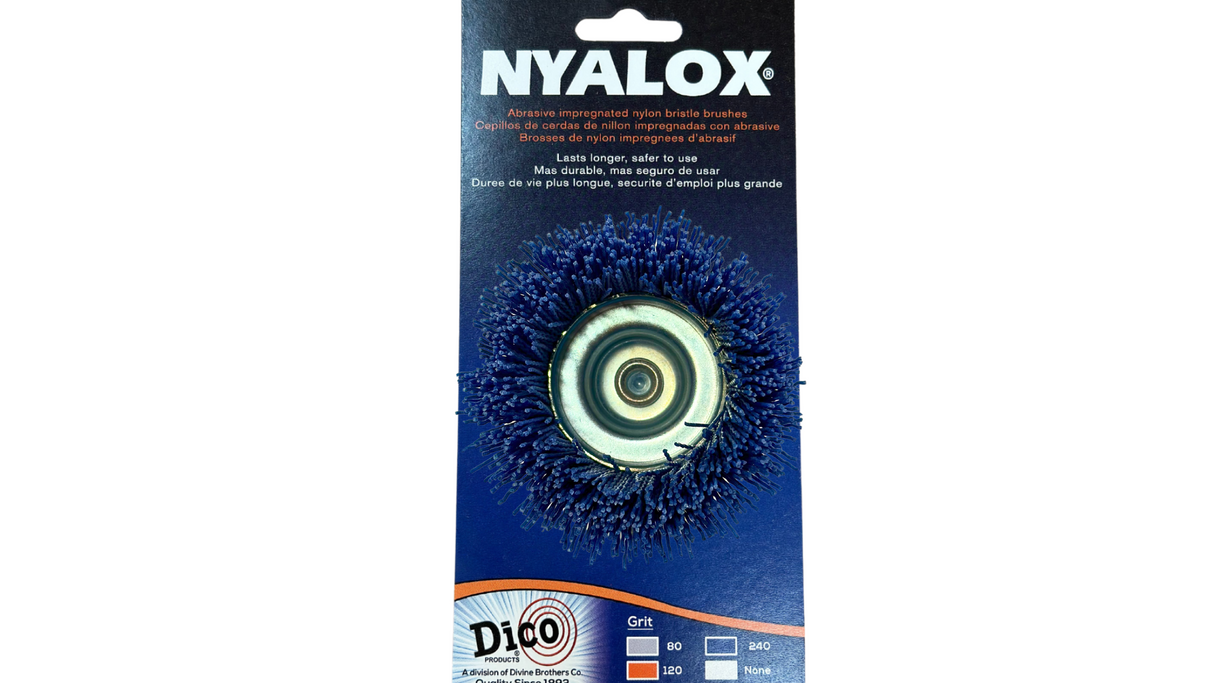 2 1/2" Nyalox Cup Brushes (Mandrel Mounted)