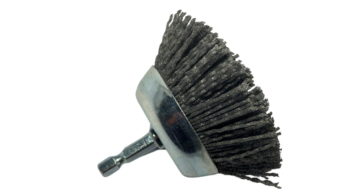 2 1/2" Nyalox Cup Brushes (Mandrel Mounted)