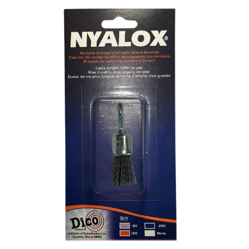 3/4" Nyalox End Brushes (Mandrel Mounted)