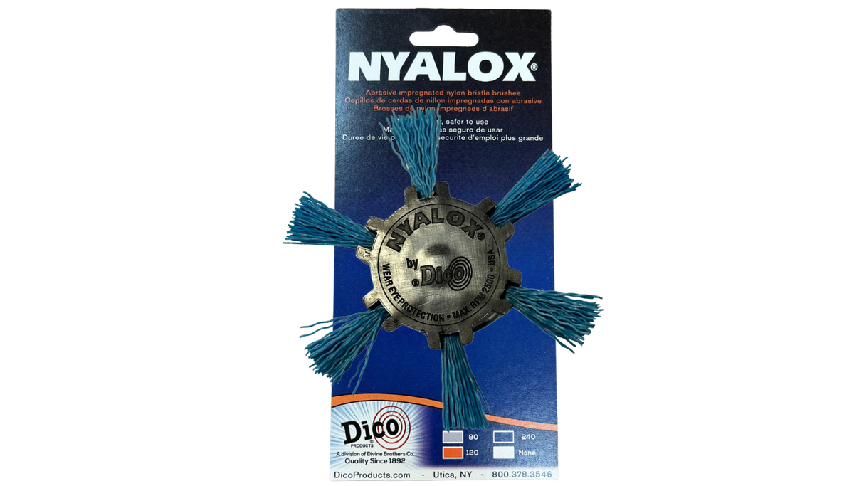 4" Nyalox Flap Brushes (Mandrel Mounted)