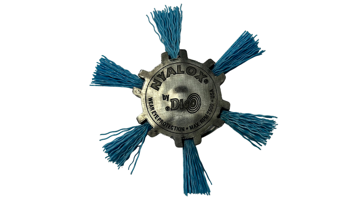 4" Nyalox Flap Brushes (Mandrel Mounted)
