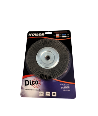 6" & 8" Nyalox Bench Grinder Wheel Brushes