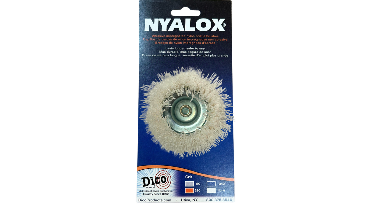 2 1/2" Nyalox Cup Brushes (Mandrel Mounted)