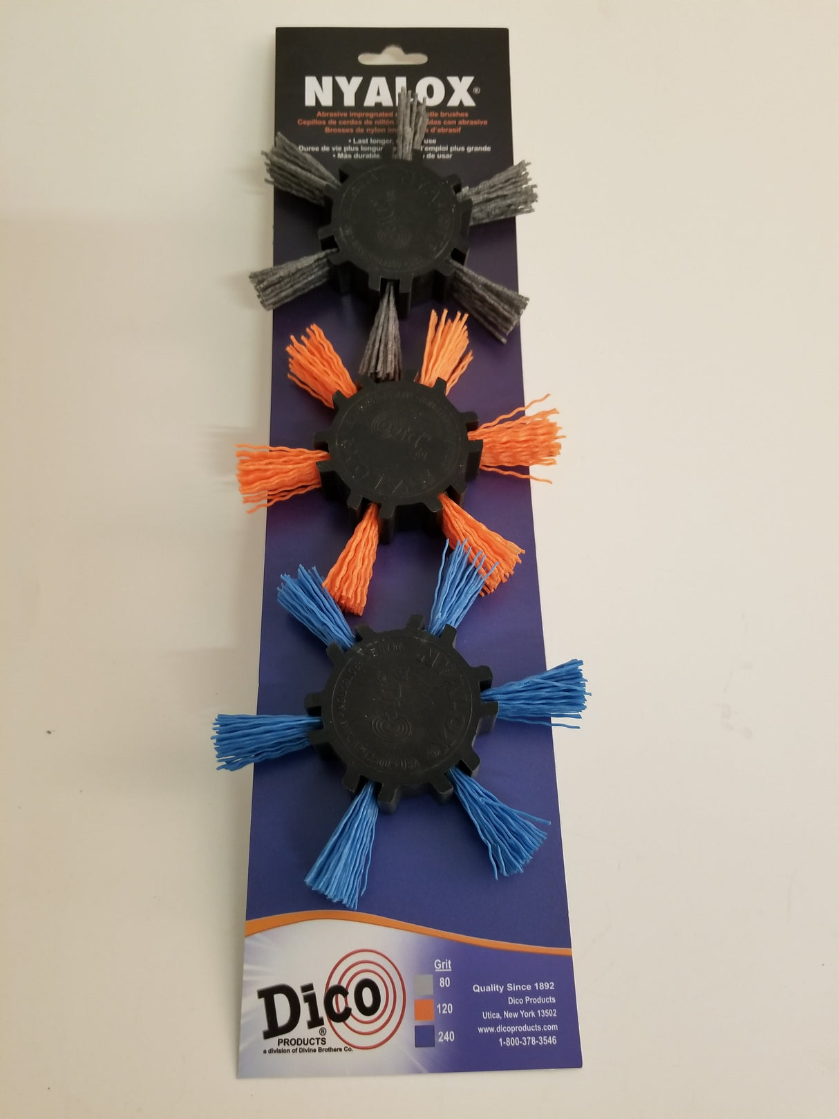 4" Nyalox Flap Brushes (Mandrel Mounted)