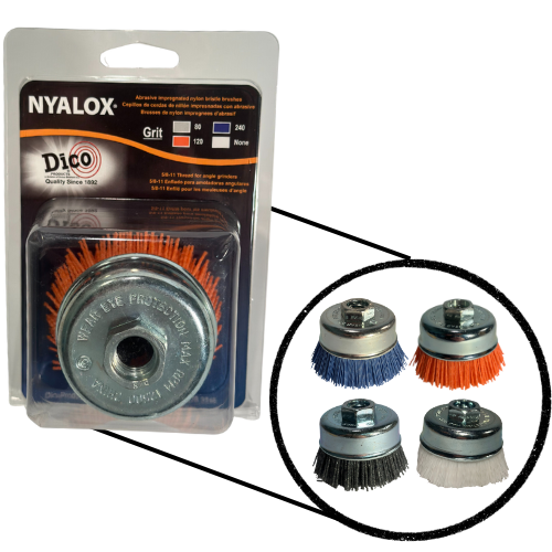 3" Angle Grinder Cup Brushes - Nyalox Brushes