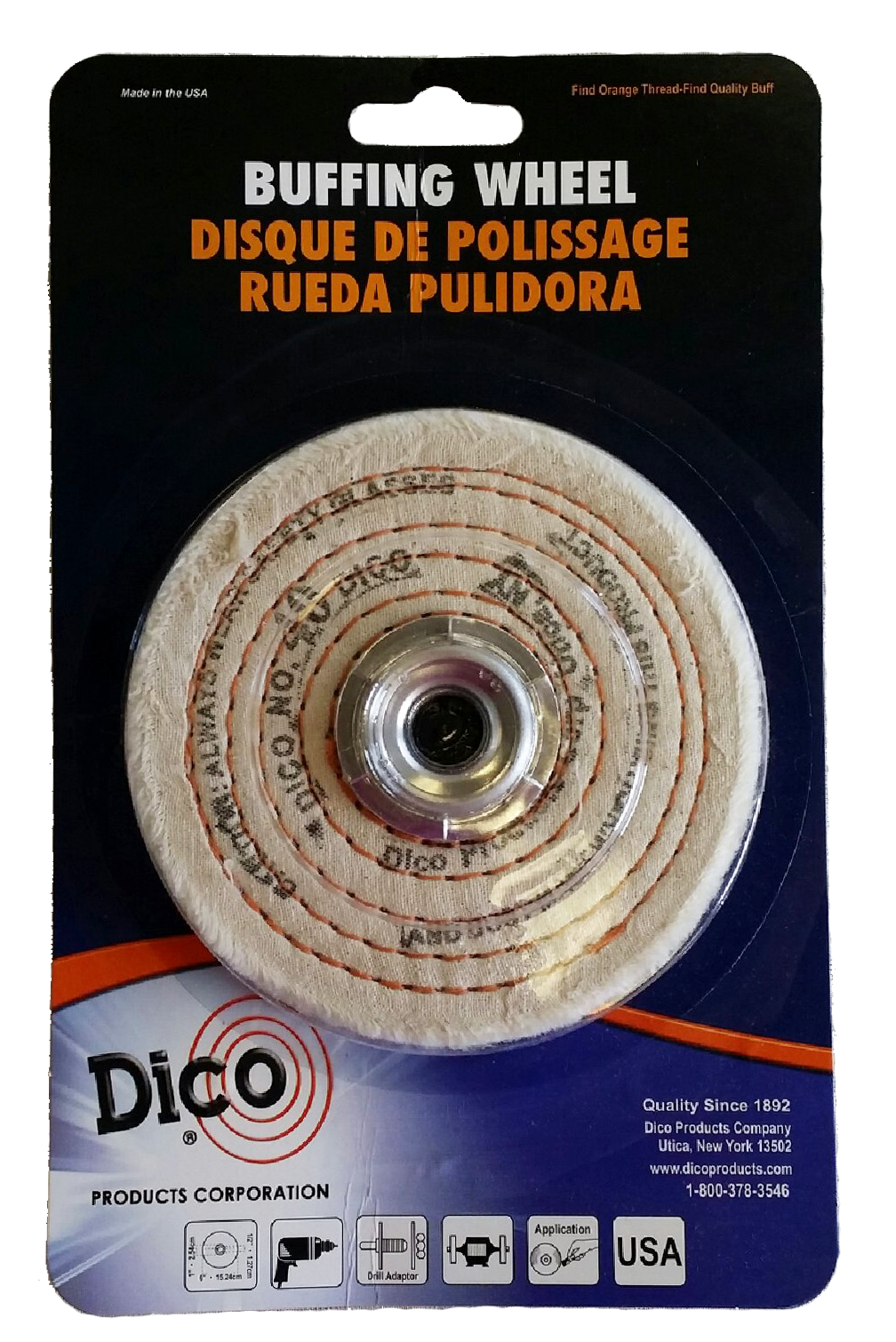 Spiral Sewn - Firm Buffing Wheels