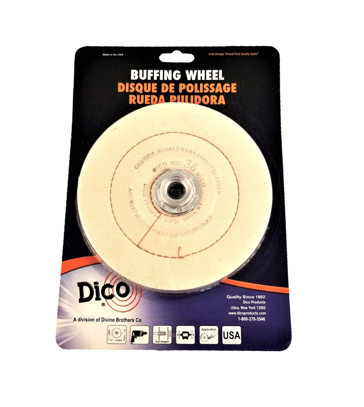 Cushion Sewn - Medium Buffing Wheels