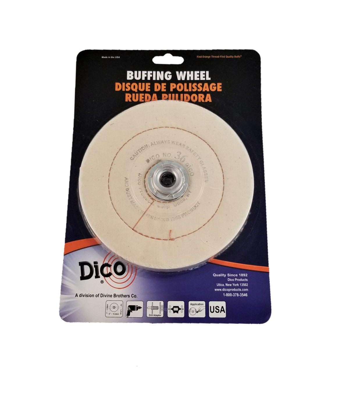 Cushion Sewn - Medium Buffing Wheels