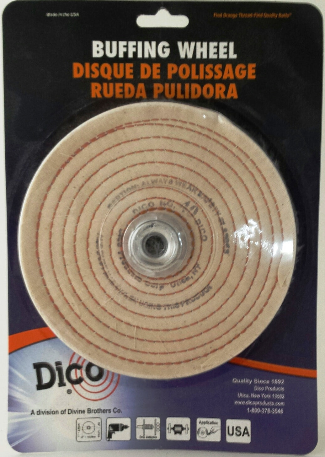 Spiral Sewn - Firm Buffing Wheels
