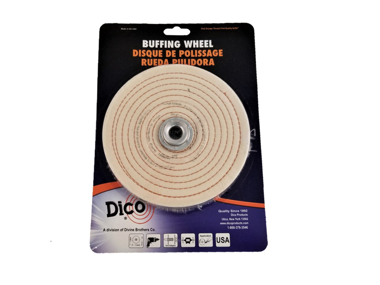 Spiral Sewn - Firm Buffing Wheels