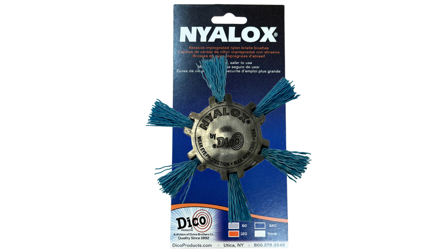 4" Nyalox Flap Brushes (Mandrel Mounted)