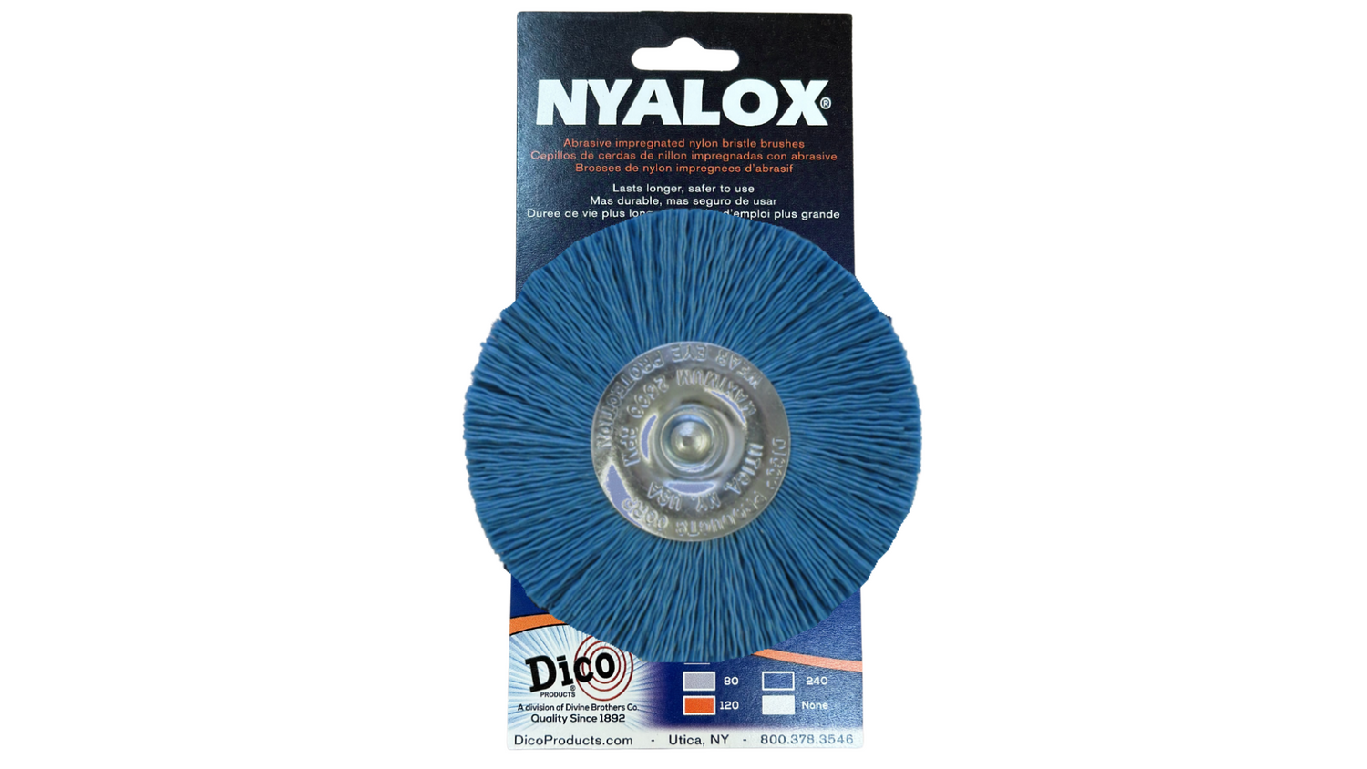 3" & 4" Nyalox Wheel Brushes (Mandrel Mounted)