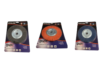 6" & 8" Nyalox Bench Grinder Wheel Brushes