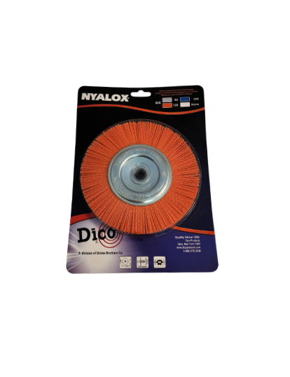 6" & 8" Nyalox Bench Grinder Wheel Brushes