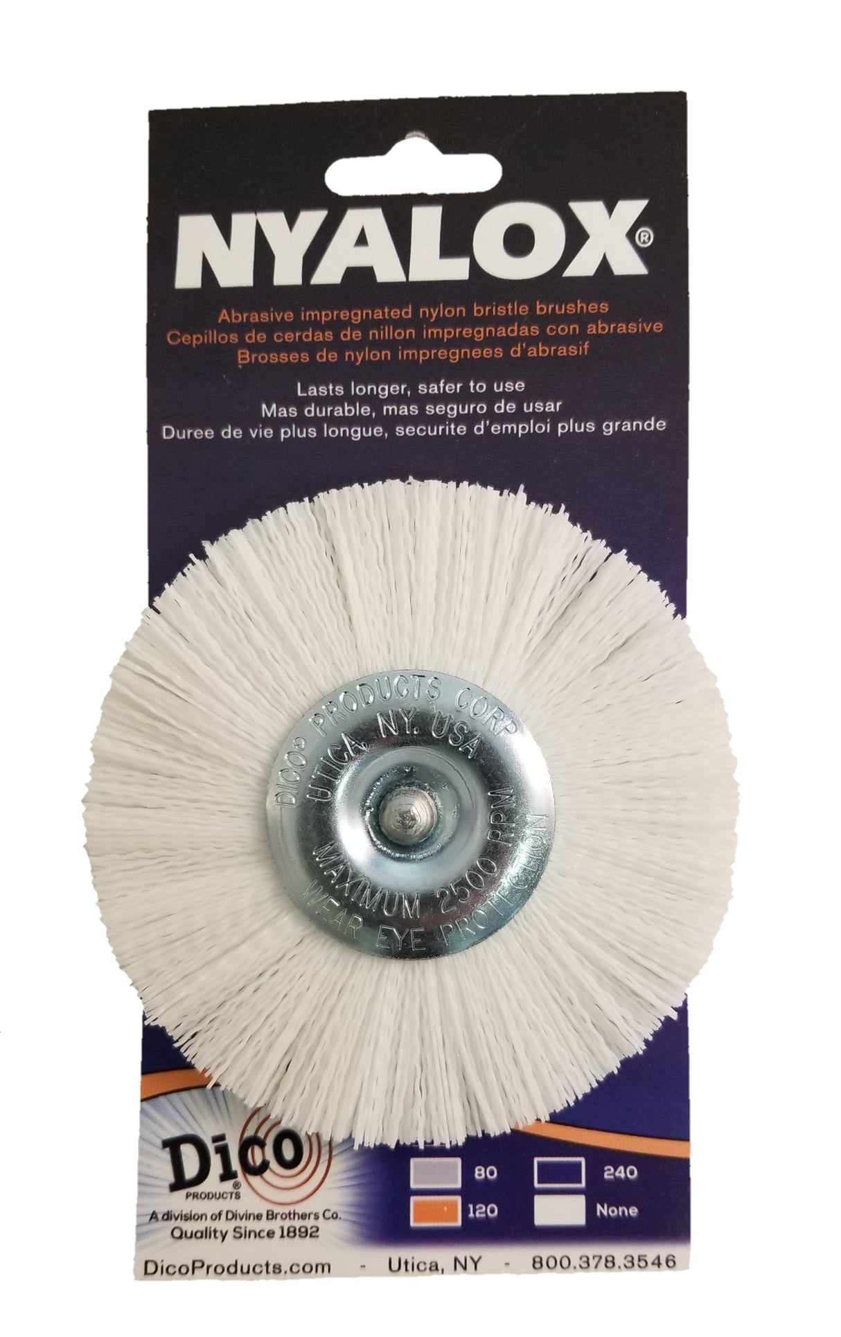 3" & 4" Nyalox Wheel Brushes (Mandrel Mounted)