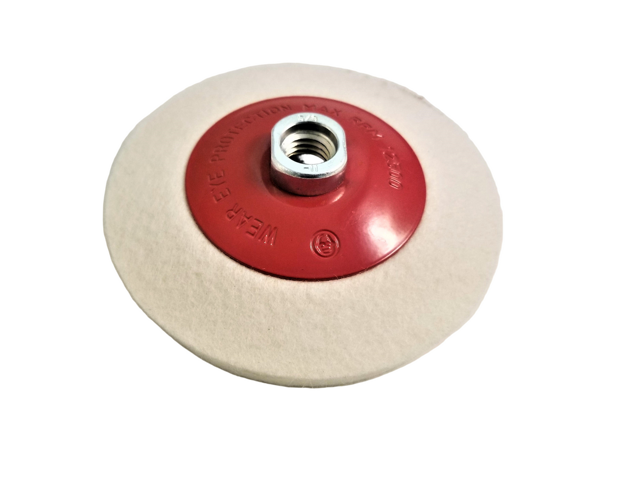 Felt Bevel Pad for Angle Grinders