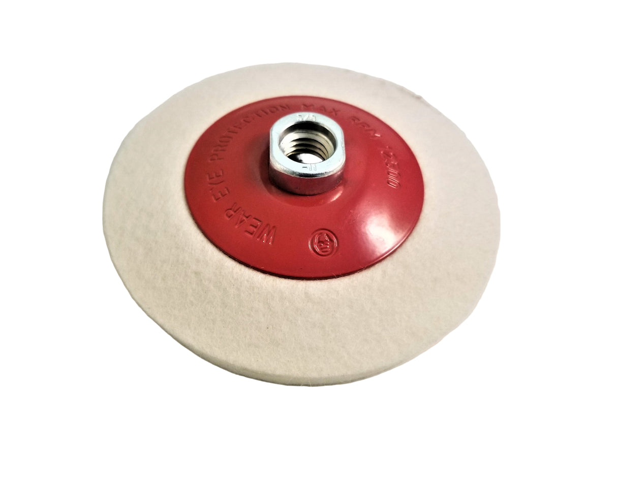 Felt Bevel Pad for Angle Grinders