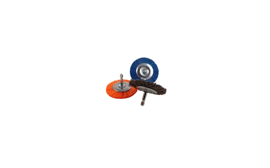 3" & 4" Nyalox Wheel Brushes (Mandrel Mounted)